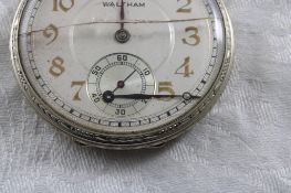1929 Waltham Pocket Watch 17J 14k GF Case