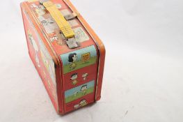 1965 Thermos Brand Peanuts Metal Lunchbox