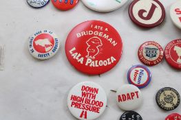 Railroad,Hamm's, WW2, Pinbacks Many Many Others