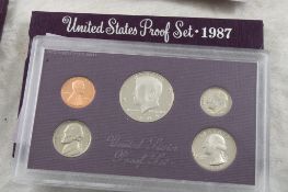 1989S, 1990S, 1991S US Mint Proof Sets, Plus