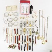Collection of mens & ladies wrist & pocket watches