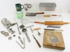 Vintage Kitchen Utensils, Cutting Board & More