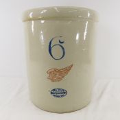 6 Gallon Red Wing Crock