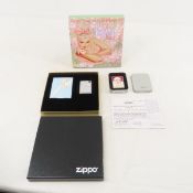 Zippo Petty Girl & Series II Lighters in tins, new