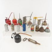 Collection of vintage oilers