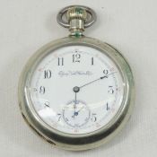 Elgin Pocket Watch in Silveroid case, works