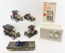Novelty Old Fashioned Car & Transistor radios