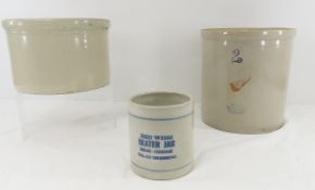 Red Wing Beater Jar, 2 Gallon Crock & Other Crock