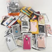 Cell phone cases, most are new