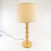 MCM Light Wood Table Lamp- Working