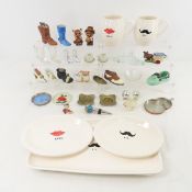 Decorative Shoe Figures, His & Her Dishes & More