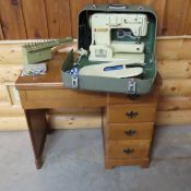 1970 Swiss Bernina Sewing Machine with Table