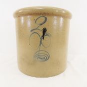 2 Gallon Red Wing Salt Glazed Crock, Double P