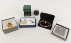 Swarovski Bumblebee Brooch & Other Jewelry