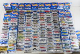100+ Assorted Hot Wheels on Cards