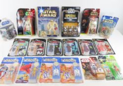 18 mixed Star Wars Action Figures NIP