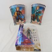 3 Captain Marvel Action Figures NIP