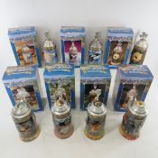7 Budweiser Animals of the 7 Continents Steins