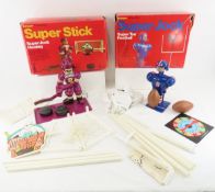 1975 Schaper Super Jock Football & Hockey Toys