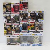 16 Star Wars Funko Pops! NIP