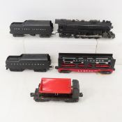 Lionel 736 Engine, 2 Tenders, and 2 Cars
