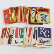 80+ 1968-72 Fleer Baseball Cloth Stickers