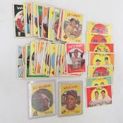 70+ 1959 Topps Baseball Cards- Mays & Mazeroski