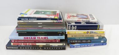 Hardcover Baseball Books- 1 signed
