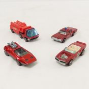 4 1970 Hot Wheels Redlines