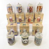 7 Bud Anheuser-Busch Endangered Species Steins