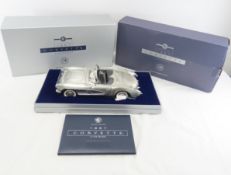Franklin Mint 1957 Pewter Corvette- damaged