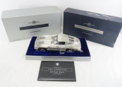 Franklin Mint Pewter 1963 Corvette in Box