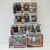 12 Star Wars Funko Pops! NIP