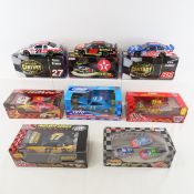 8 NASCAR 1:24 Diecast in Boxes