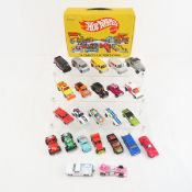 24 Vintage Hot Wheels in Collector's Case