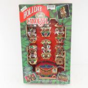 Mr. Christmas Holiday Carousel NIB