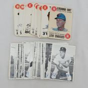 18 1968 Topps Game & 1969 Deckle Edge Cards