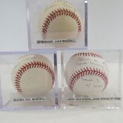 Gladden, Berenguer & Larkin Signed Balls