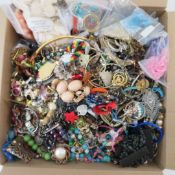 Large Flat Rate Box of Repair Jewelry & Beads