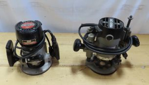 2 routers, Sears & porter cable