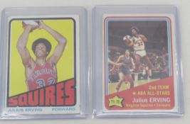 1972-73 Julius Irving Rookie & All-Star Cards
