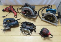 Power tools, saws. drill, sander