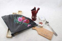 Peace Foot, Novelty Fork, Fan & Adv Board+