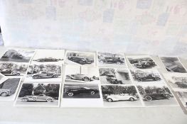 19 Antique Car B&W Photos 8