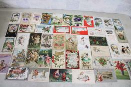 Antique Holiday Postcards