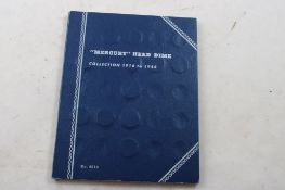 Whitman 1916-1945 Mercury Head Dimes Book