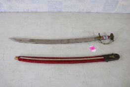Sword in Cloth Wood & Brass Sheath Made in India