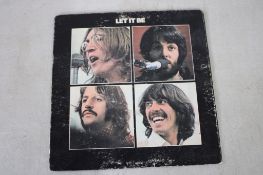 Beatles Let It Be Set Red Vinyl LP Albums Apple