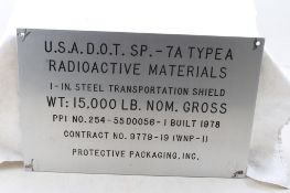 Radioactive Materials Metal Sign