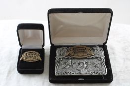 2005 AMA Loretta Lynn Ranch Belt Buckle & Pin